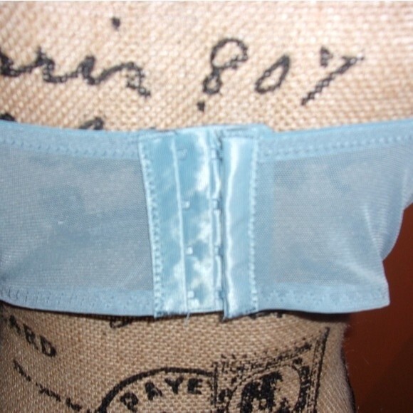 Youmita Blue Floral Embroidery Longline 34B Bra NWT - Picture 6 of 9